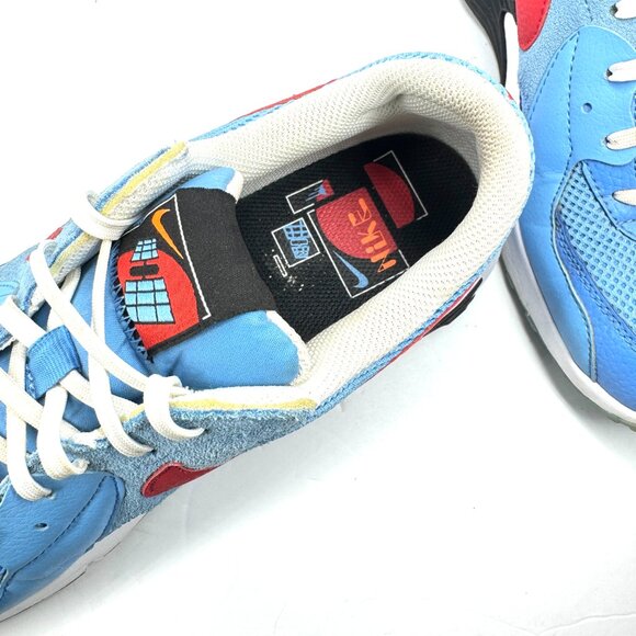 Nike Air Max BW OG Persian Violet 2021 Retro DQ7629-400 Men’s Sz 9.5 Blue Red - Picture 7 of 9